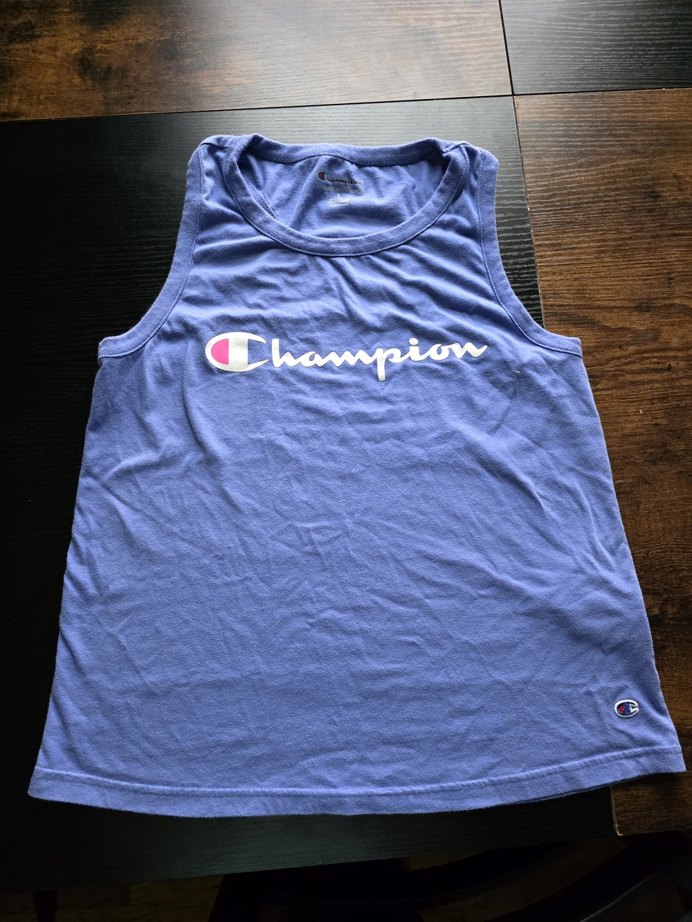 Champion Girls Blue Logo Tank Top